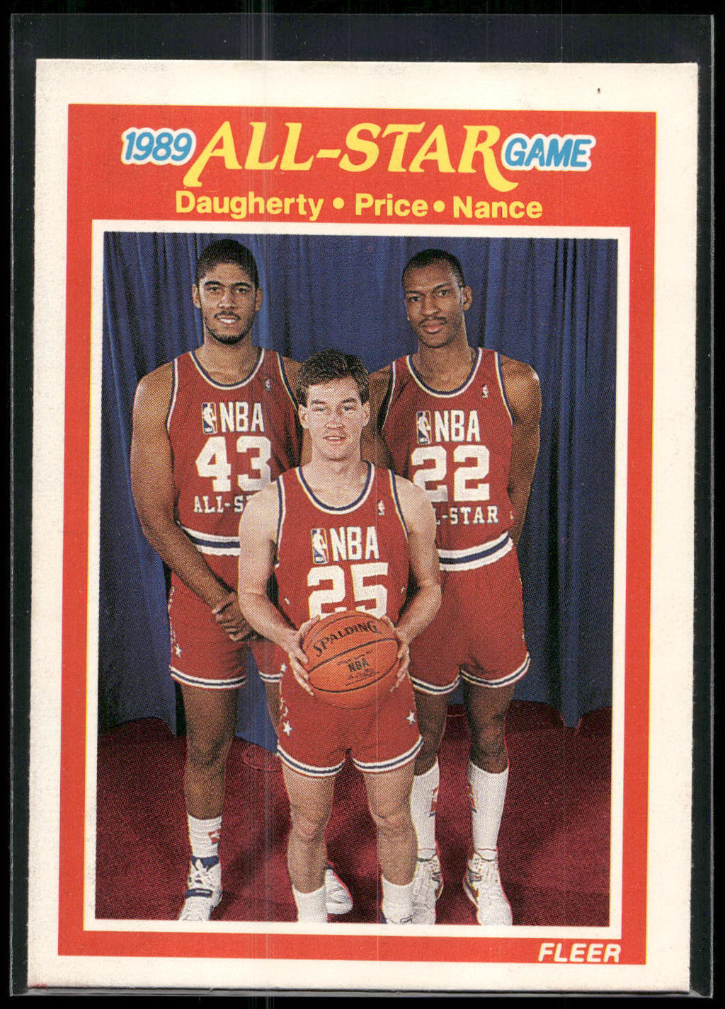 1989-90 Fleer #166 Brad Daugherty / Mark Price / Larry Nance