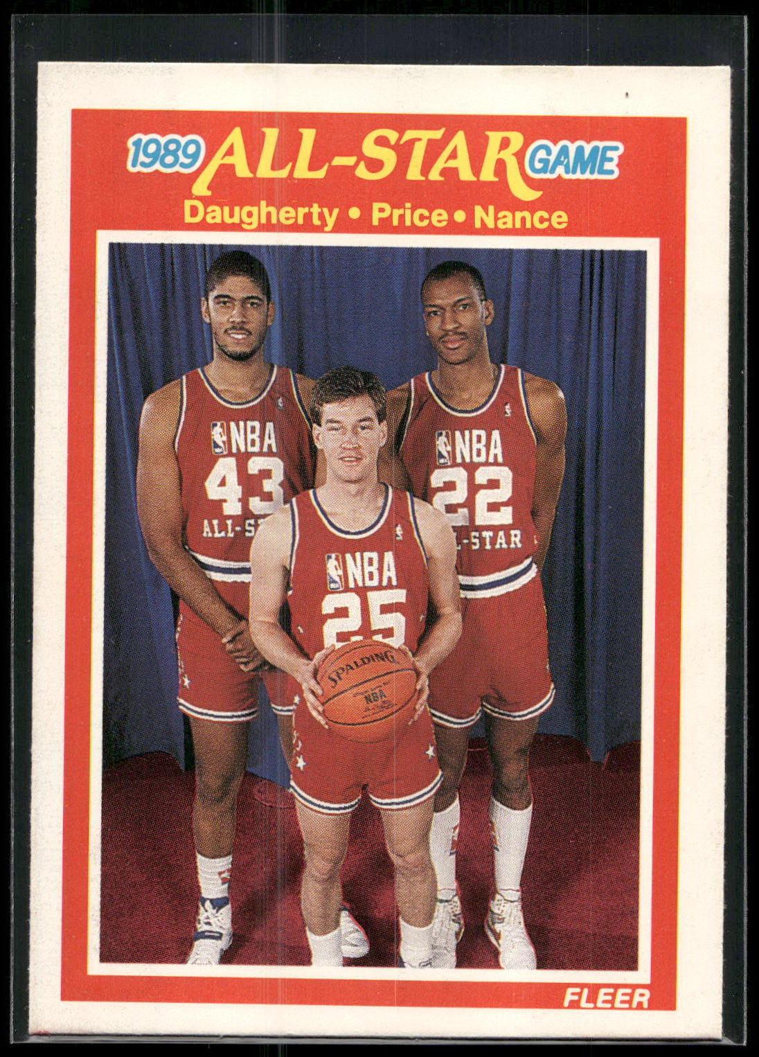 1989-90 Fleer #166 Brad Daugherty / Mark Price / Larry Nance