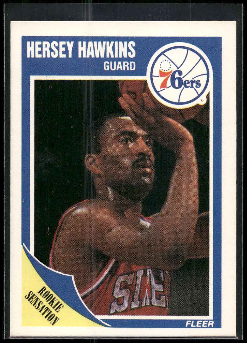 1989-90 Fleer #117 Hersey Hawkins