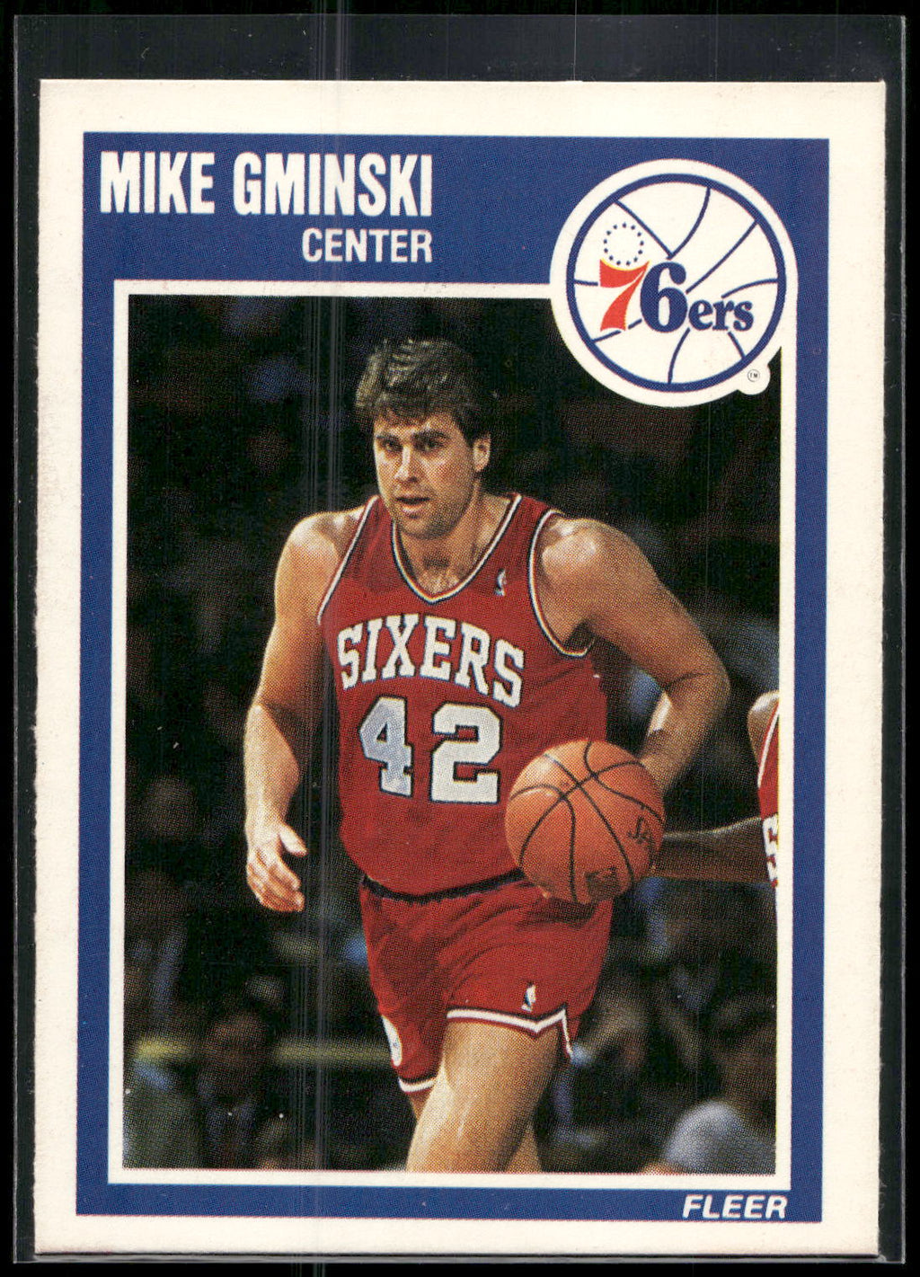 1989-90 Fleer #116 Mike Gminski