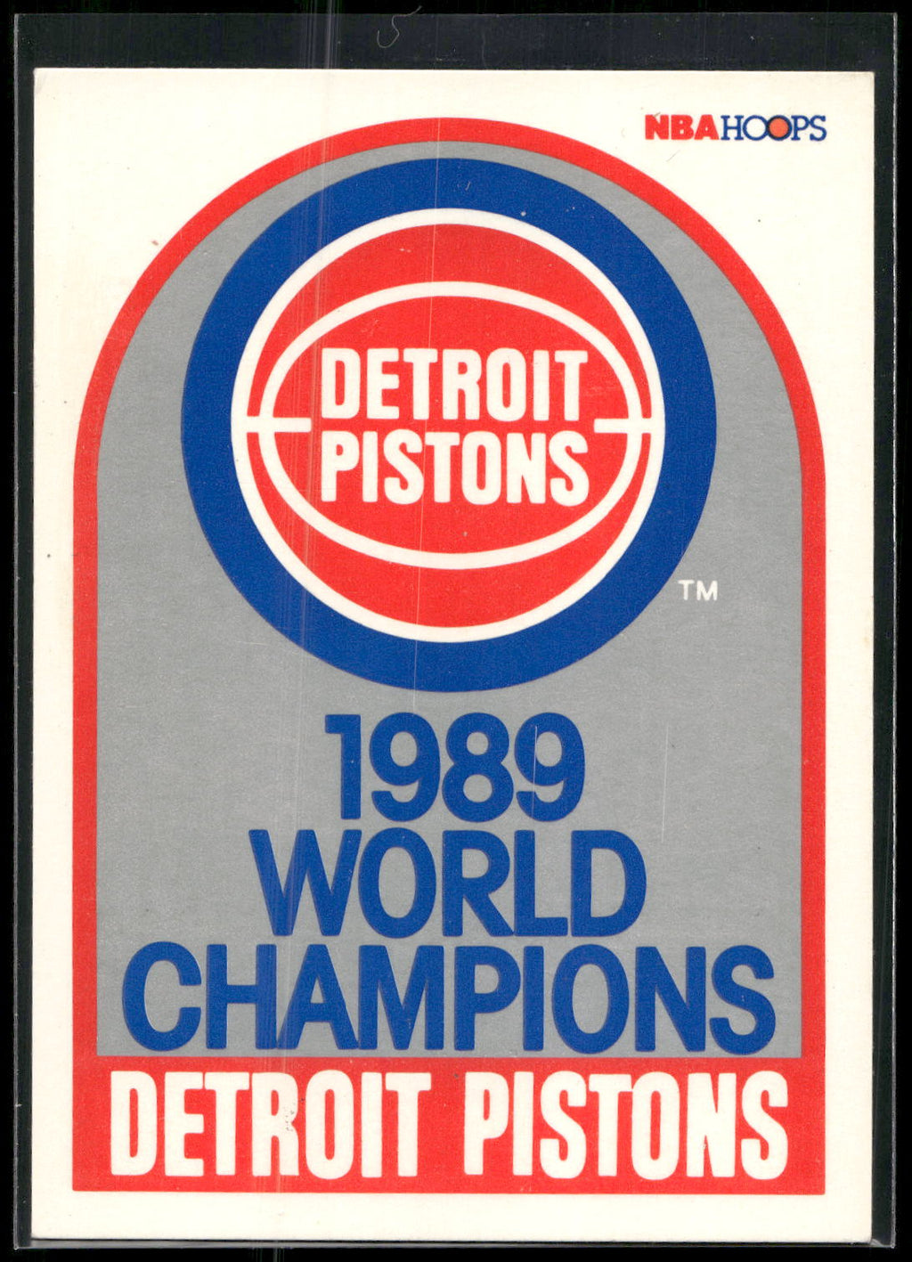 1989-90 Hoops #353b Detroit Pistons Champions