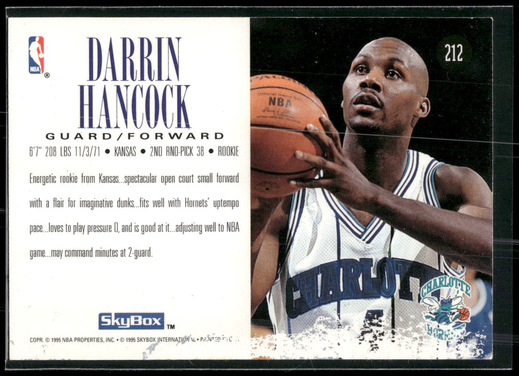 1994-95 SkyBox Premium #212 Darrin Hancock