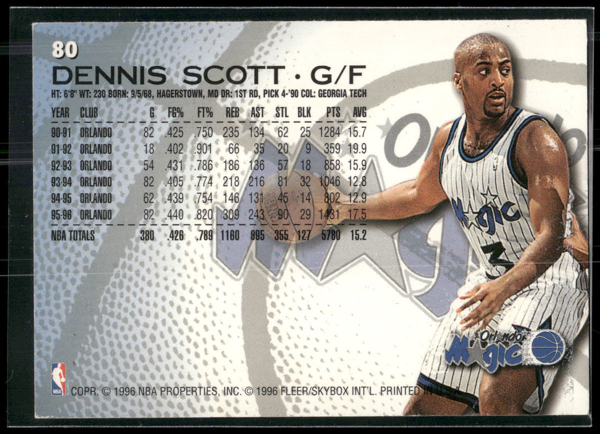 1996-97 Fleer #80 Dennis Scott