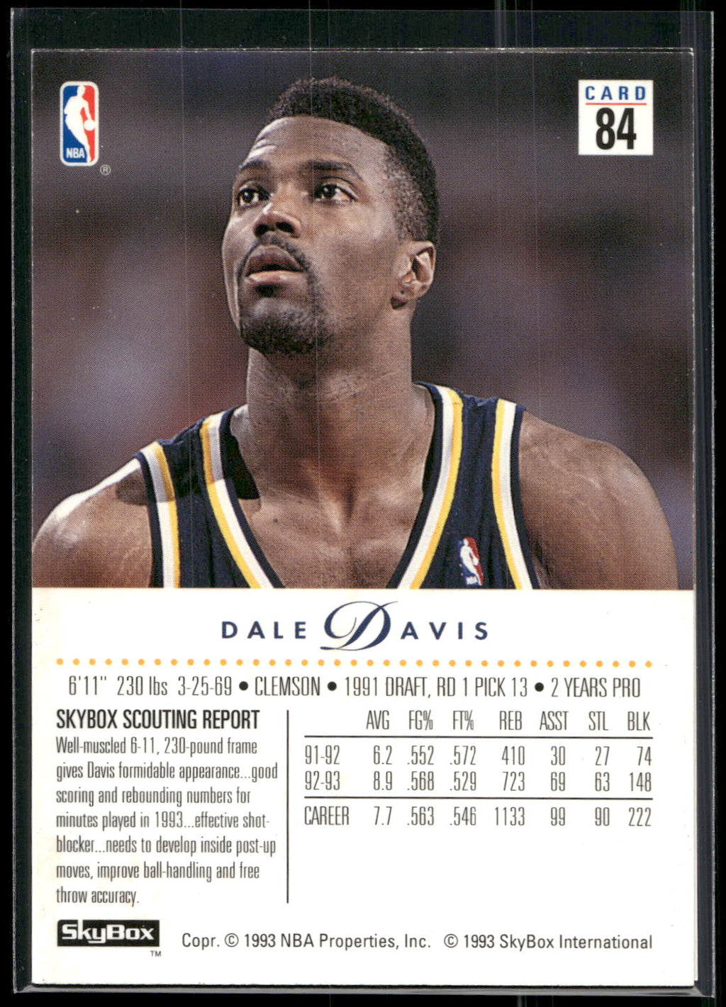1993-94 SkyBox Premium #125 Rolando Blackman
