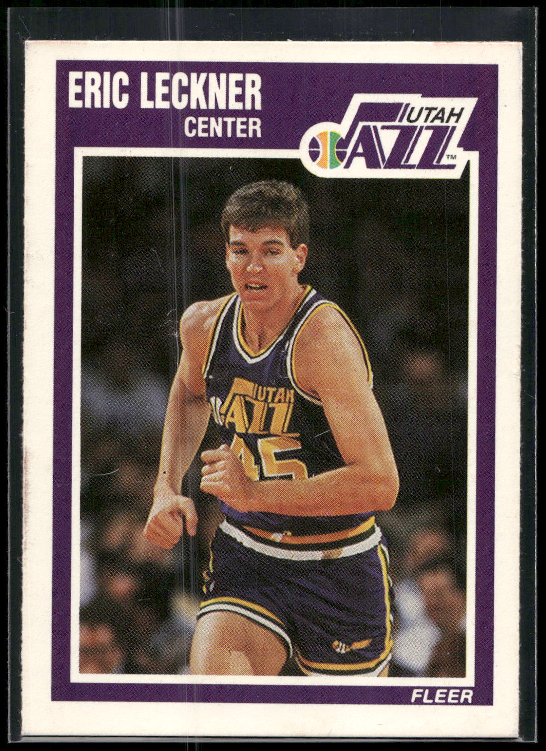 1989-90 Fleer #154 Eric Leckner