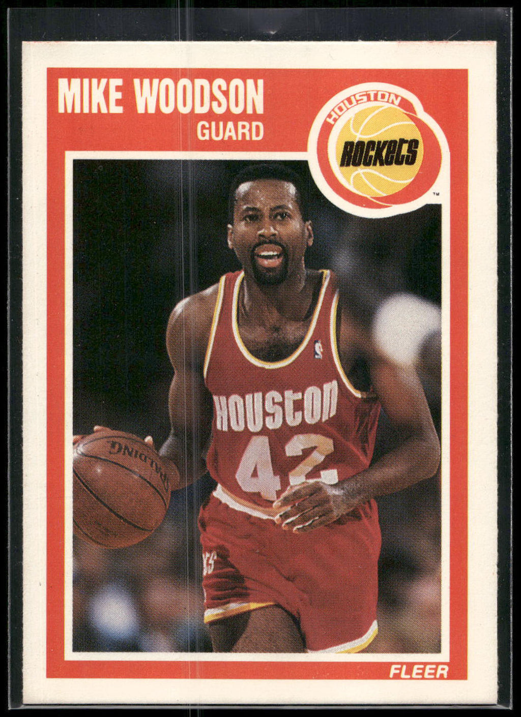 1989-90 Fleer #63 Mike Woodson