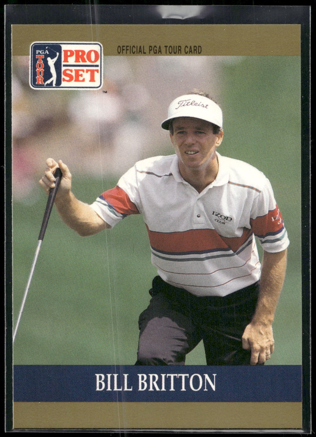 1990 Pro Set PGA Tour #72 Bill Britton