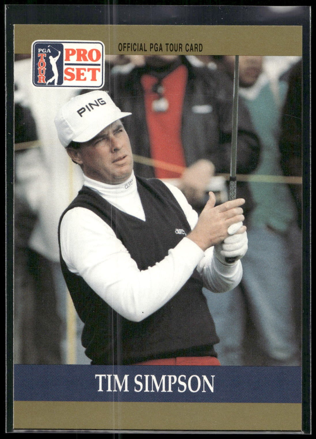 1990 Pro Set PGA Tour #75 Tim Simpson