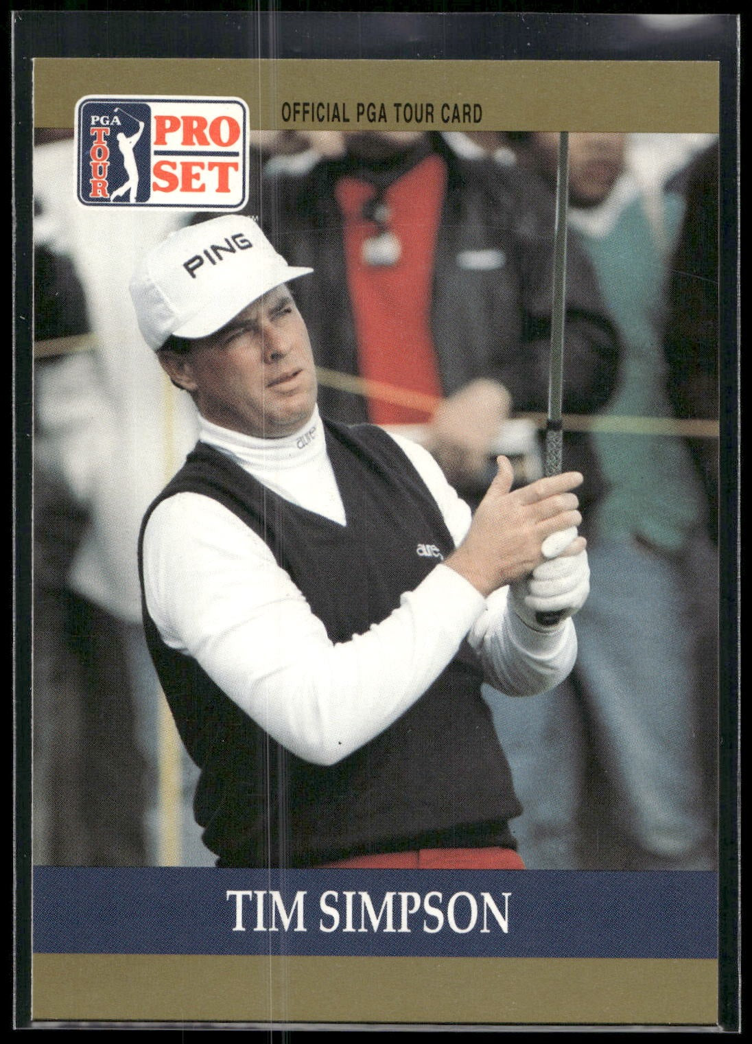 1990 Pro Set PGA Tour #75 Tim Simpson