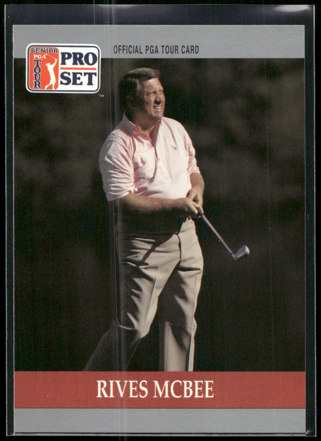 1990 Pro Set PGA Tour #89 Rives McBee