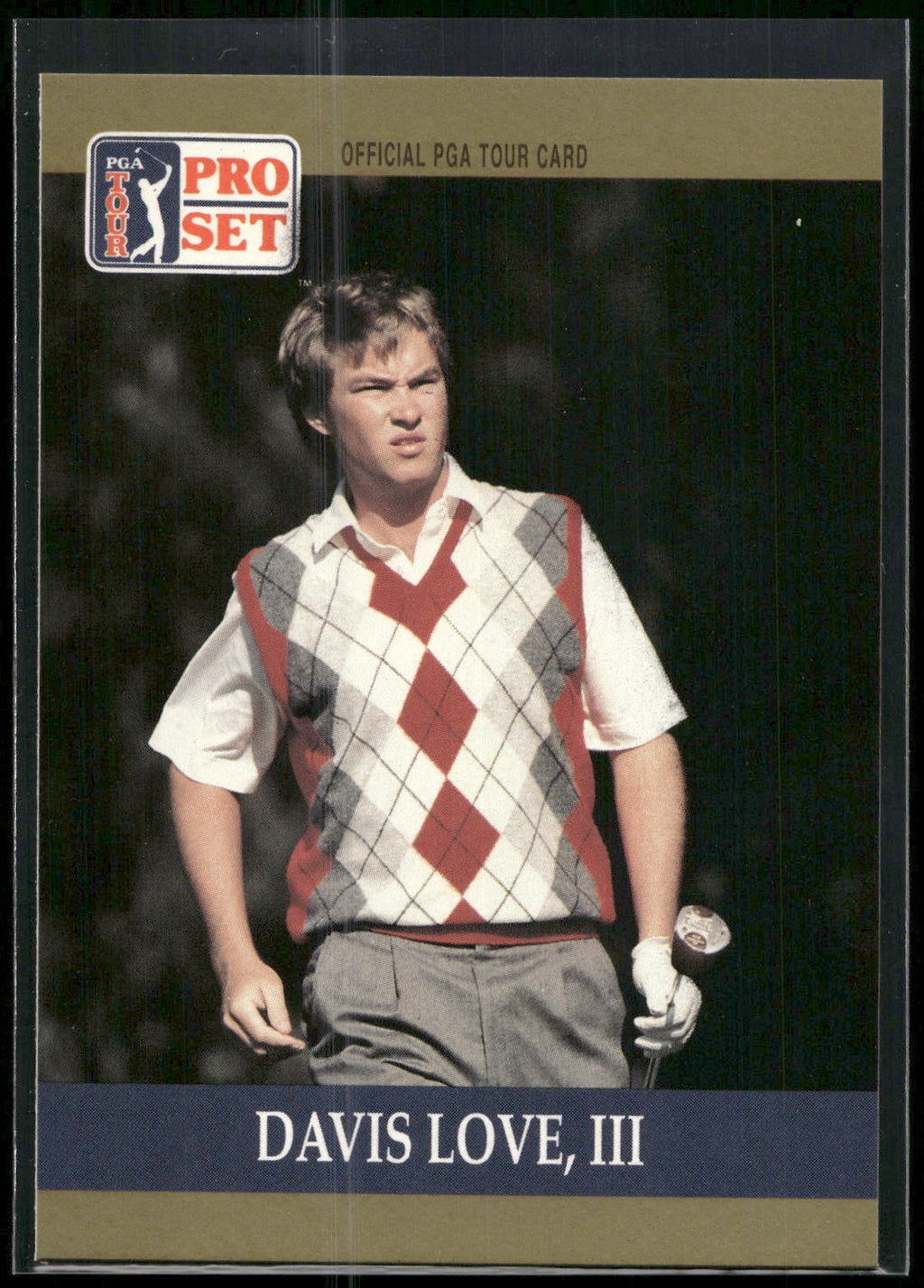 1990 Pro Set PGA Tour #56 Davis Love III