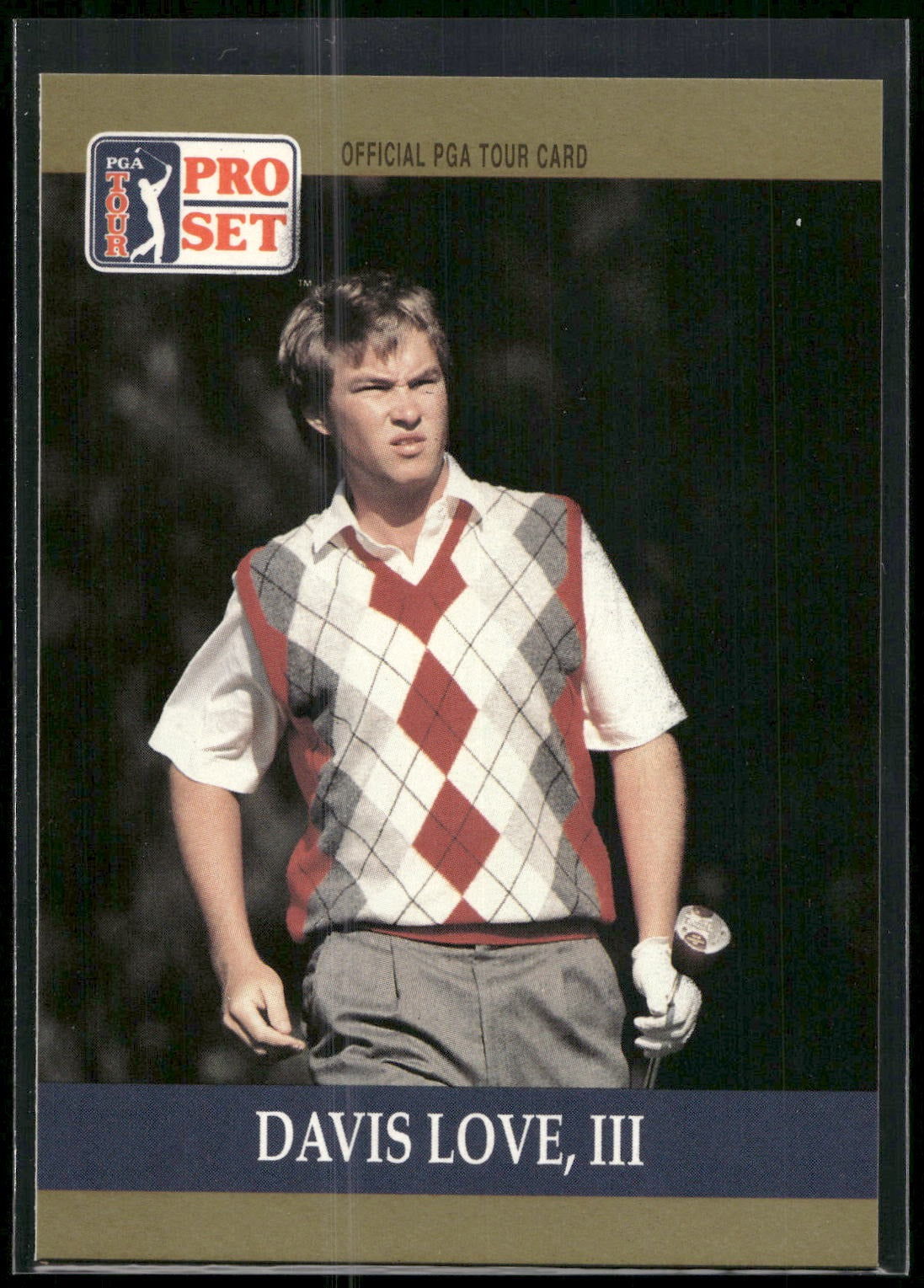 1990 Pro Set PGA Tour #56 Davis Love III