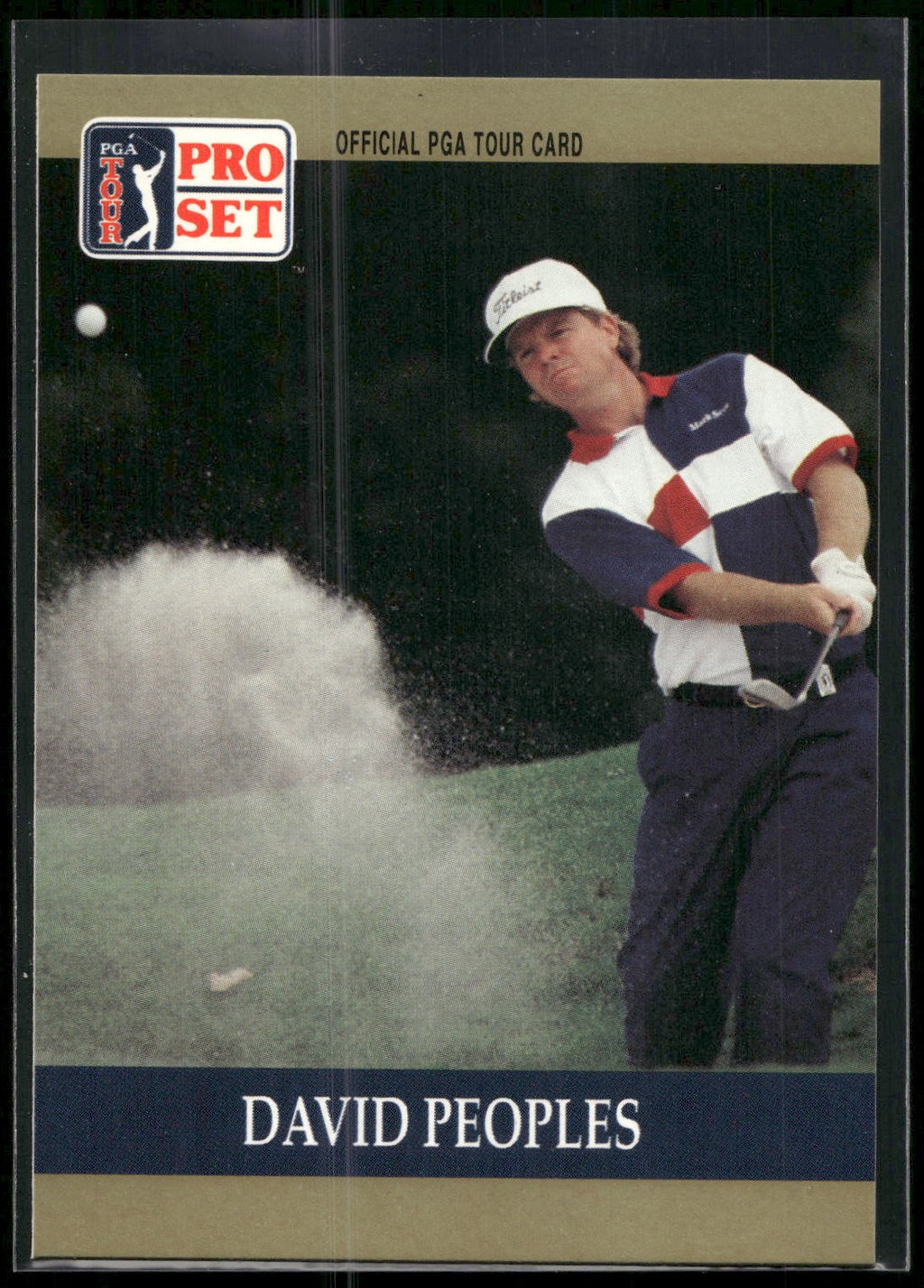 1990 Pro Set PGA Tour #57 David Peoples