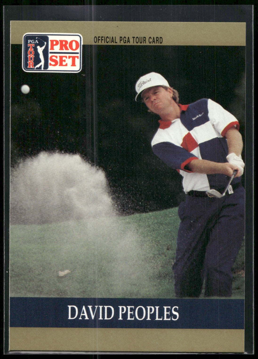 1990 Pro Set PGA Tour #57 David Peoples