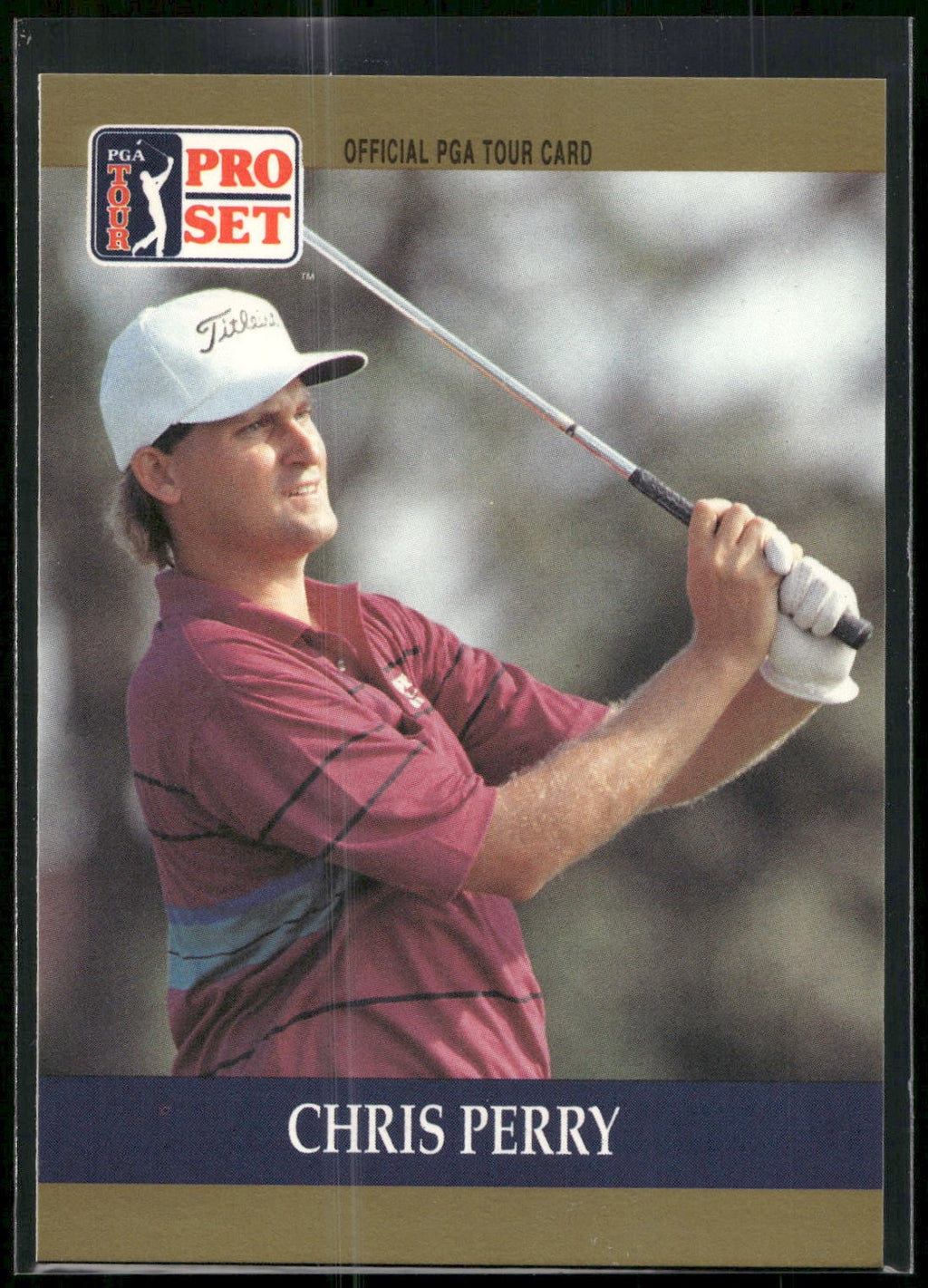 1990 Pro Set PGA Tour #63 Chris Perry