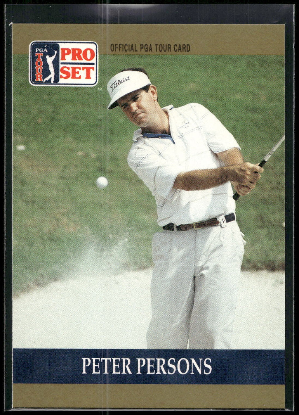 1990 Pro Set PGA Tour #18 Peter Persons