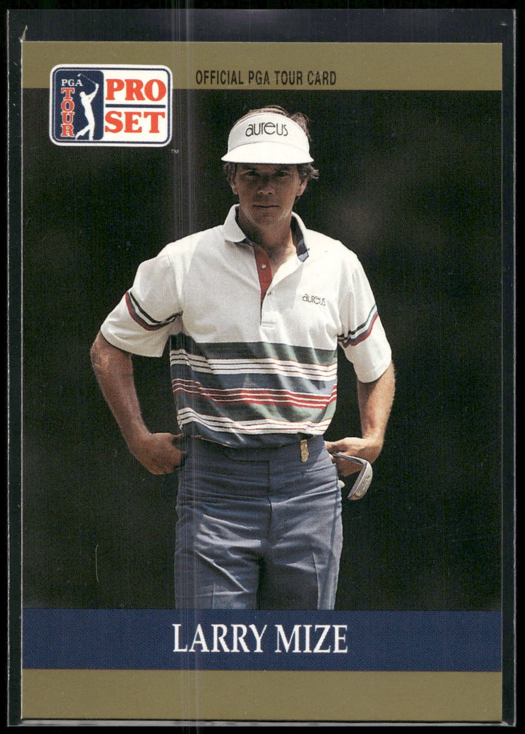 1990 Pro Set PGA Tour #34 Larry Mize