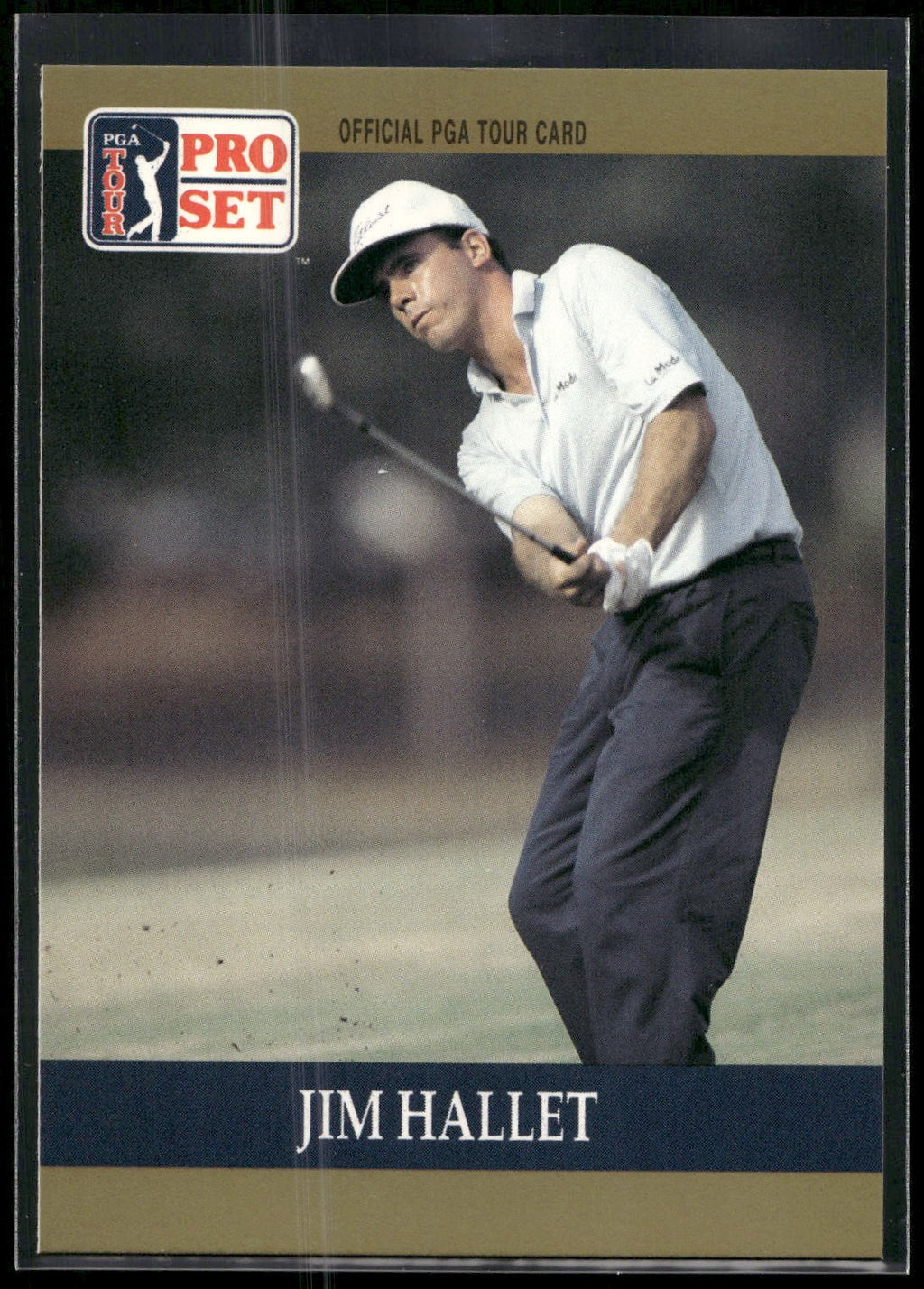 1990 Pro Set PGA Tour #37 Jim Hallet