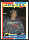 1987 Fleer Baseball's Best Sluggers vs. Pitchers #43 Fernando Valenzuela