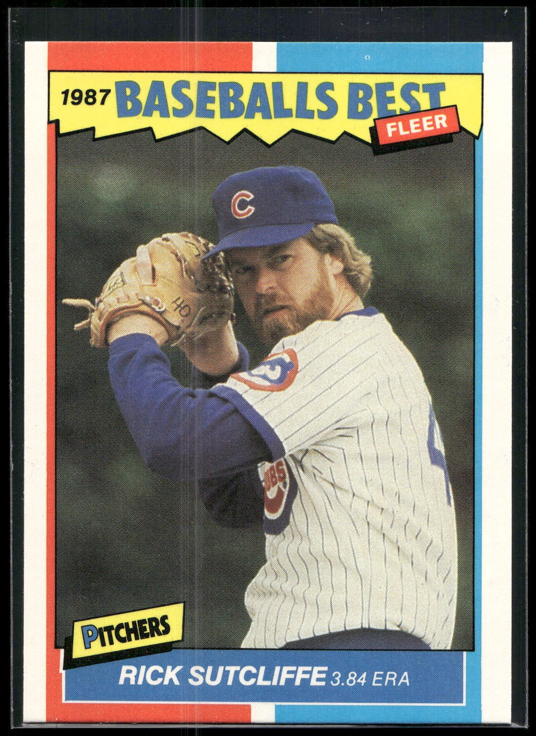 1987 Fleer Baseball's Best Sluggers vs. Pitchers #41 Rick Sutcliffe
