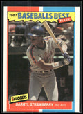 1987 Fleer Baseball's Best Sluggers vs. Pitchers #40 Darryl Strawberry
