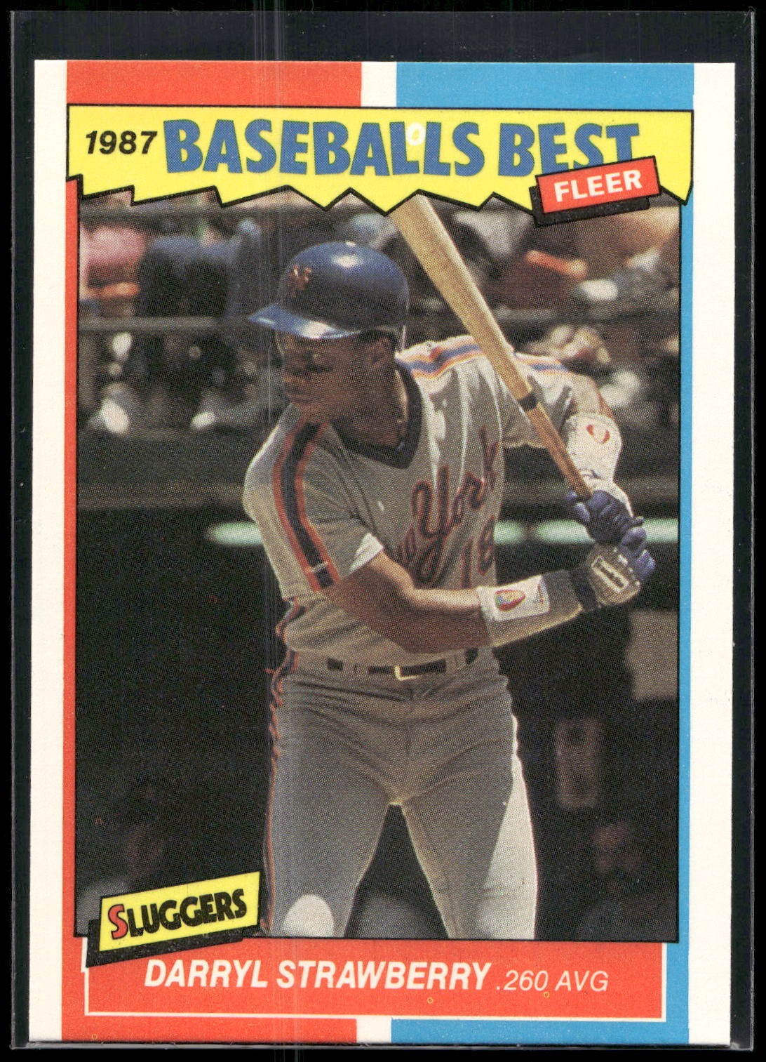 1987 Fleer Baseball's Best Sluggers vs. Pitchers #40 Darryl Strawberry