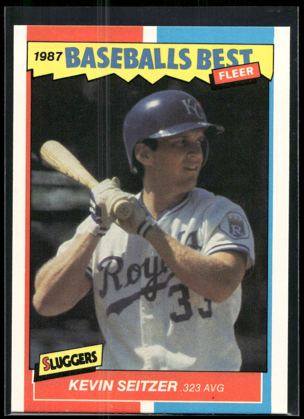 1987 Fleer Baseball's Best Sluggers vs. Pitchers #39 Kevin Seitzer