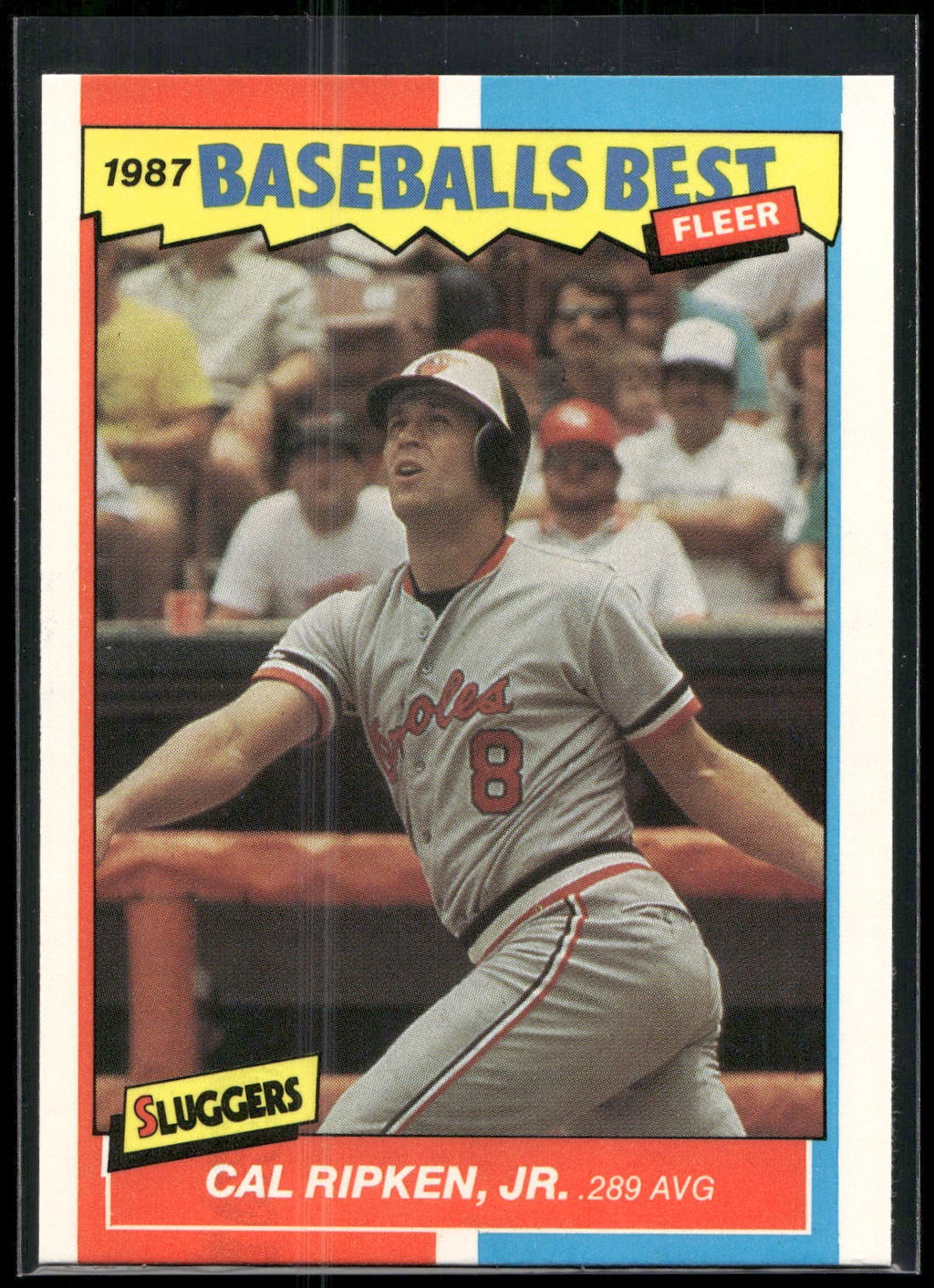 1987 Fleer Baseball's Best Sluggers vs. Pitchers #35 Cal Ripken, Jr.