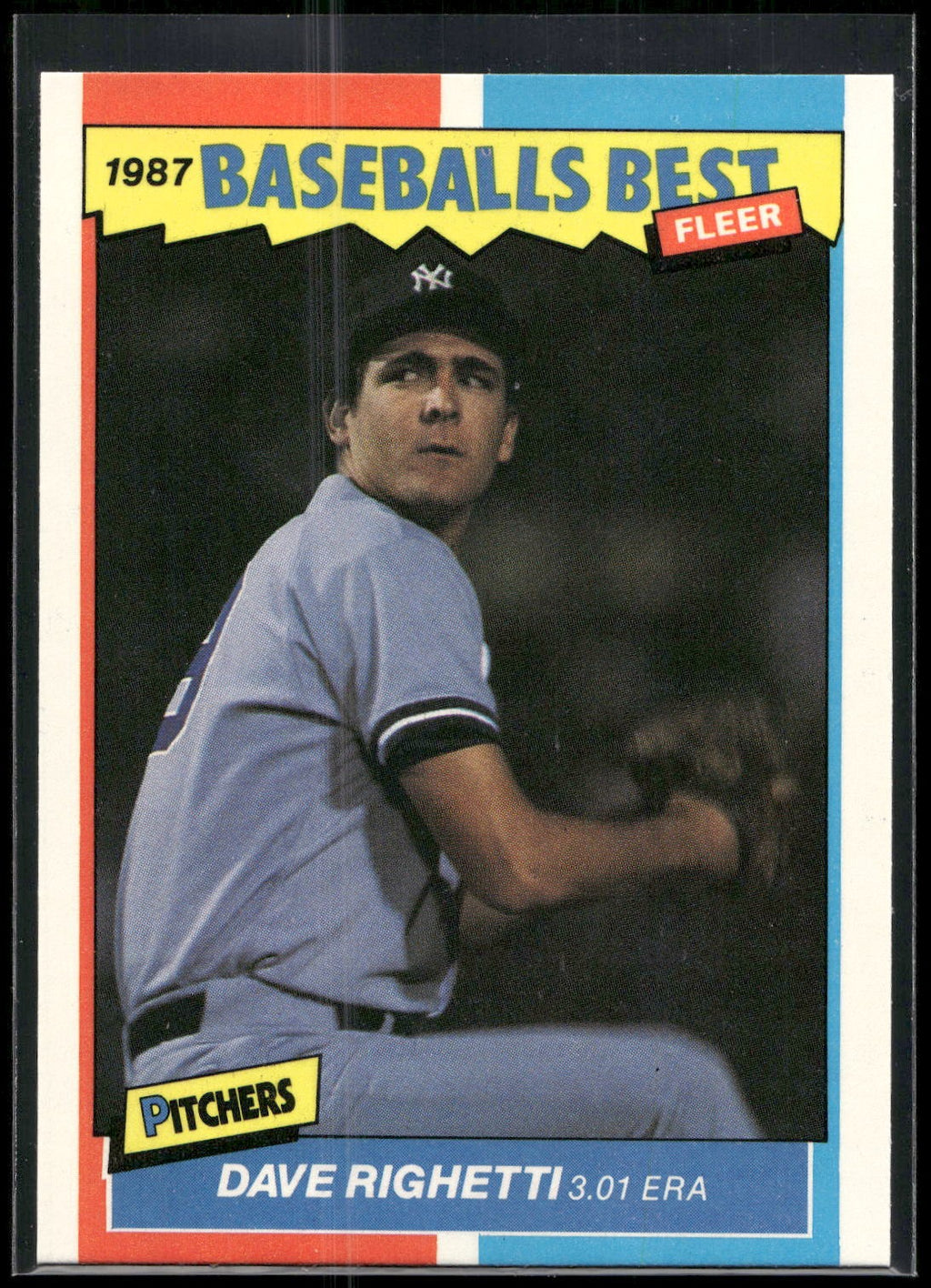 1987 Fleer Baseball's Best Sluggers vs. Pitchers #34 Dave Righetti