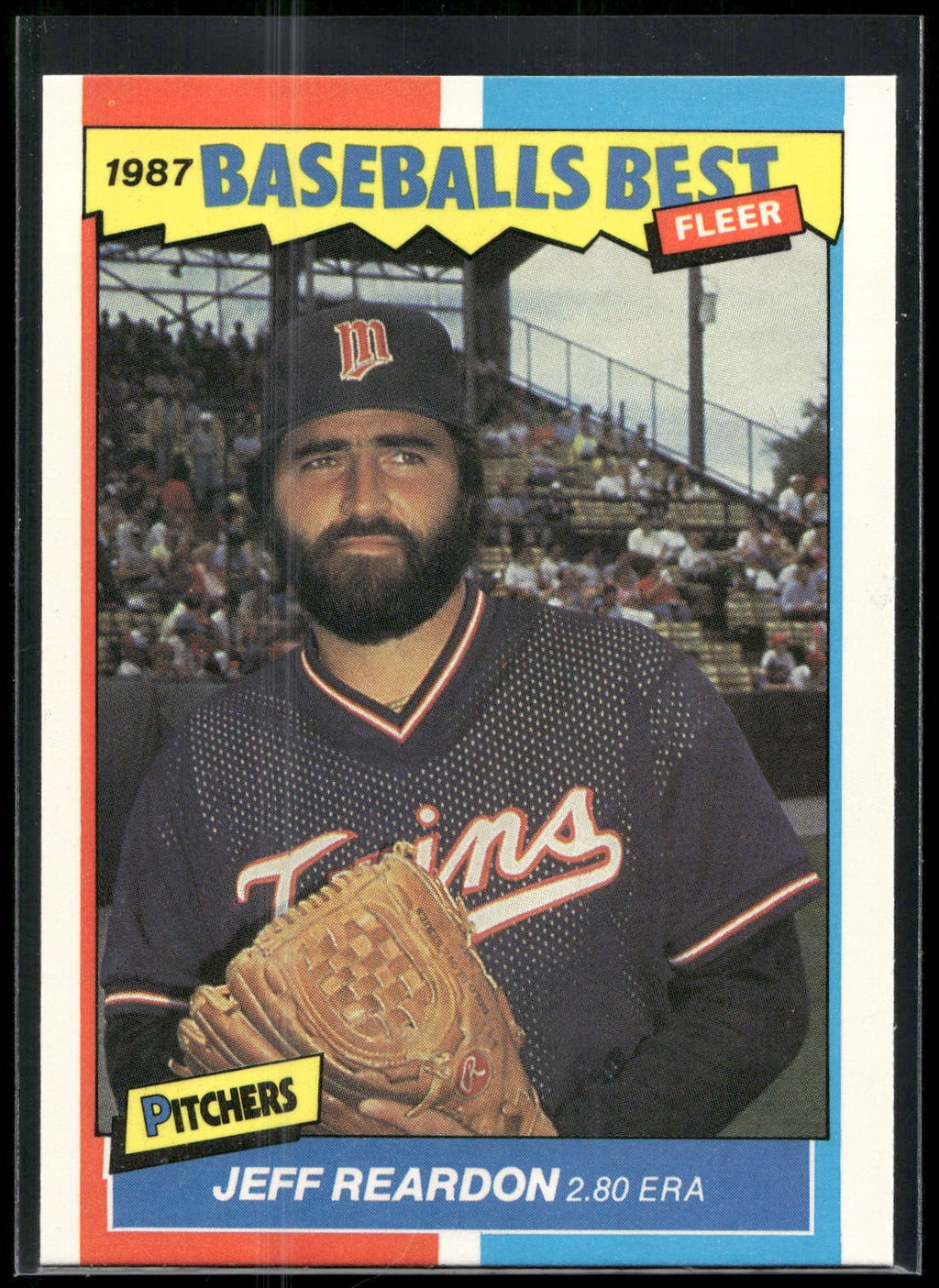 1987 Fleer Baseball's Best Sluggers vs. Pitchers #33 Jeff Reardon