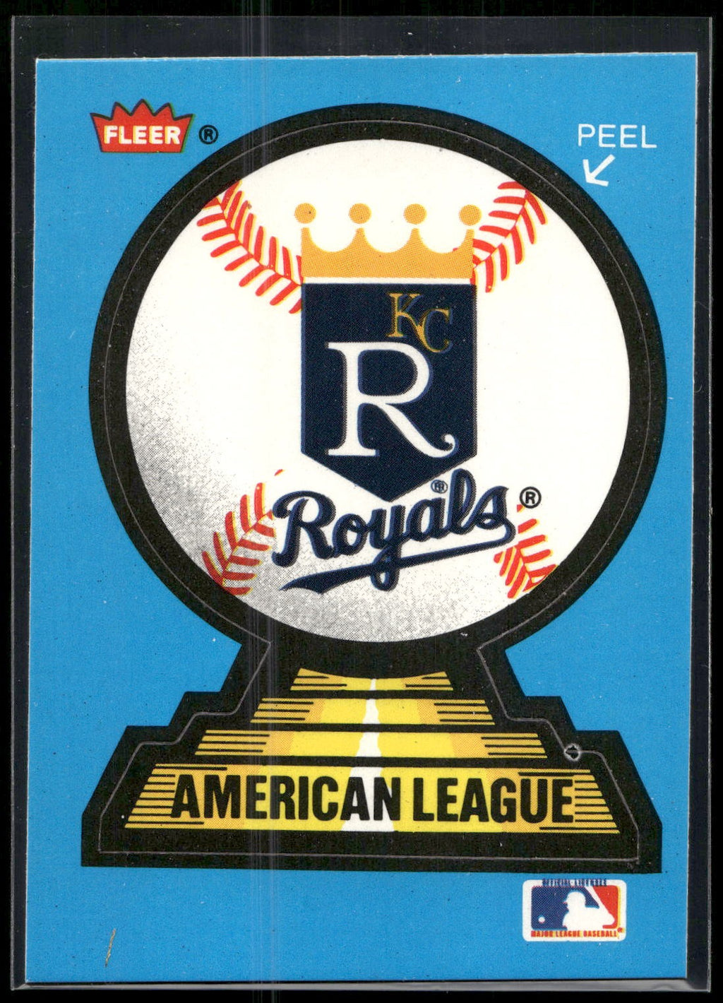 1987 Fleer #NNO Kansas City Royals Team Stickers
