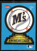 1987 Fleer #NNO Seattle Mariners Team Stickers