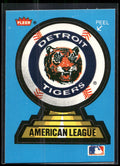 1987 Fleer #NNO Detroit Tigers Team Stickers