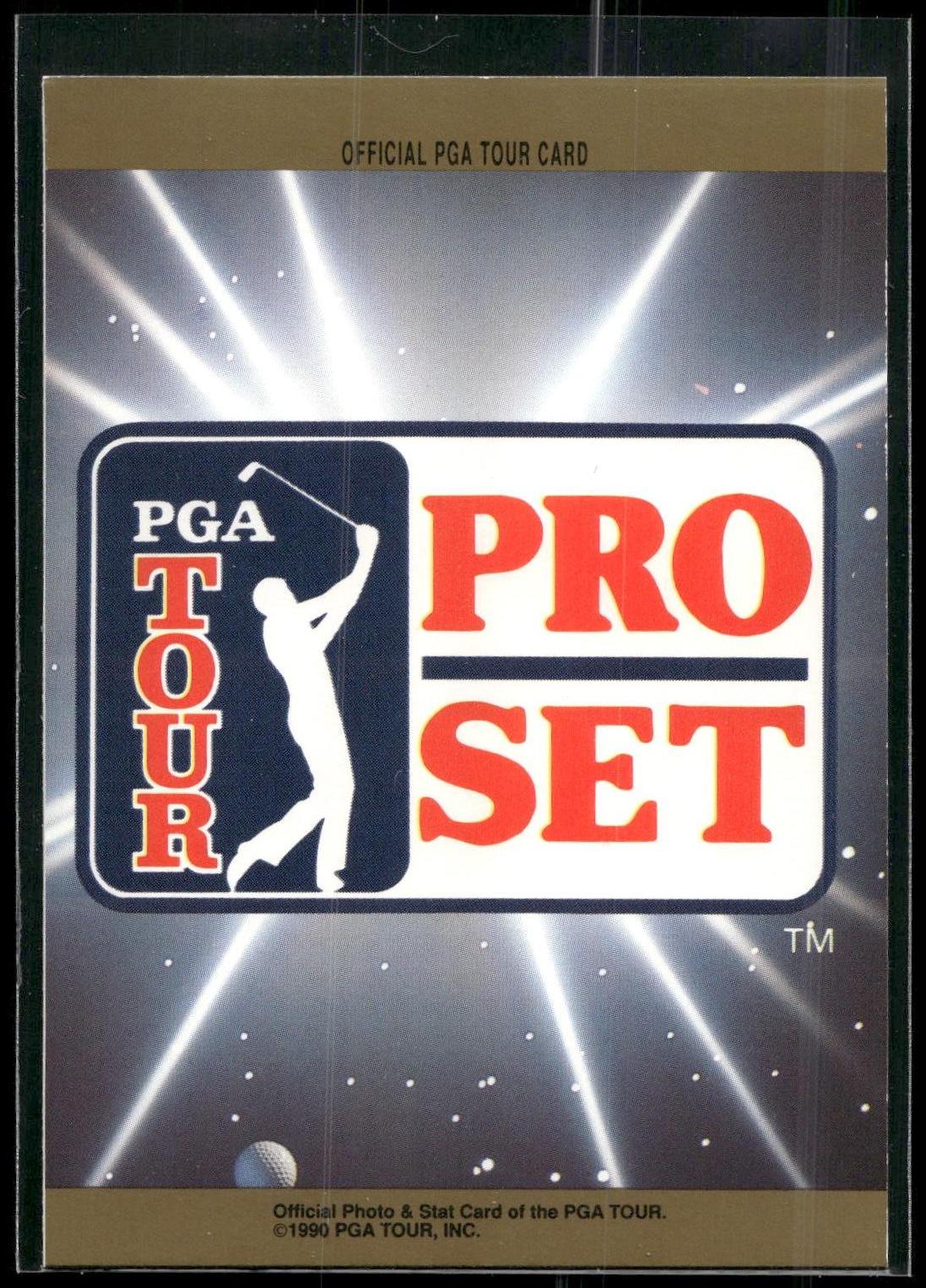 1990 Pro Set Senior PGA Tour Cover Card
