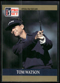 1990 Pro Set PGA Tour #4 Tom Watson