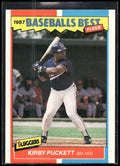 1987 Fleer Baseball's Best Sluggers vs. Pitchers #31 Kirby Puckett