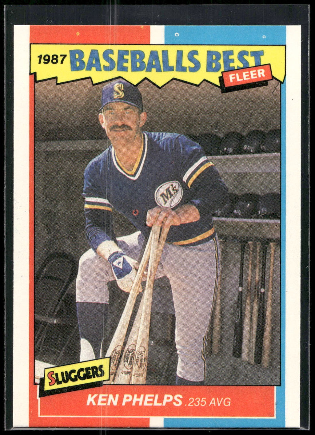 1987 Fleer Baseball's Best Sluggers vs. Pitchers #30 Ken Phelps