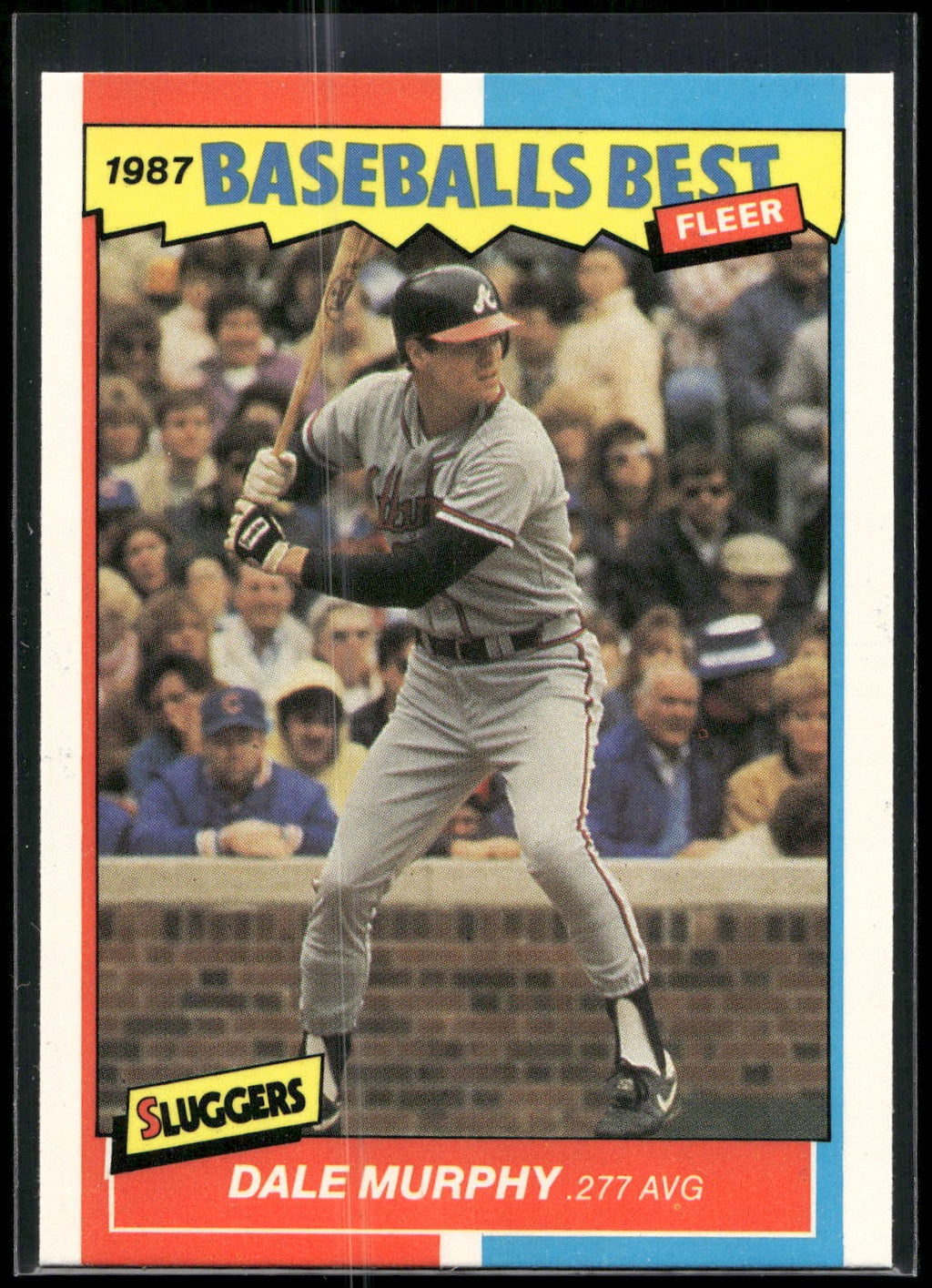 1987 Fleer Baseball's Best Sluggers vs. Pitchers #28 Dale Murphy