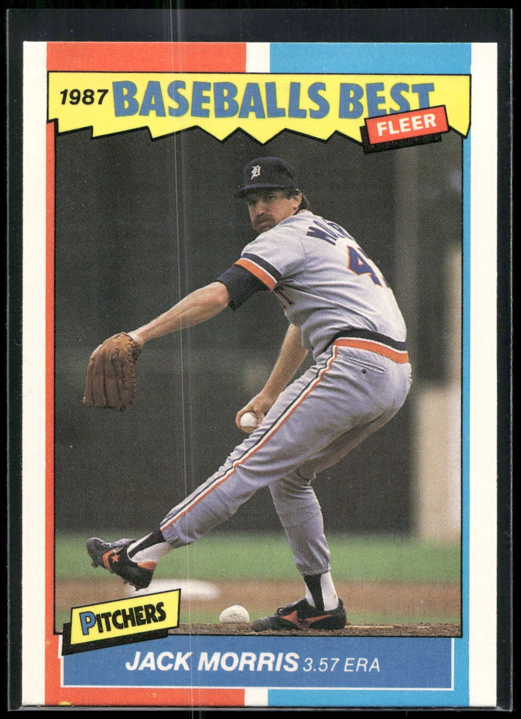 1987 Fleer Baseball's Best Sluggers vs. Pitchers #27 Jack Morris