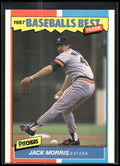 1987 Fleer Baseball's Best Sluggers vs. Pitchers #27 Jack Morris