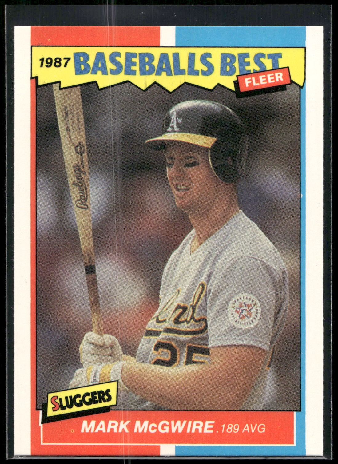 1987 Fleer Baseball's Best Sluggers vs. Pitchers #26 Mark McGwire