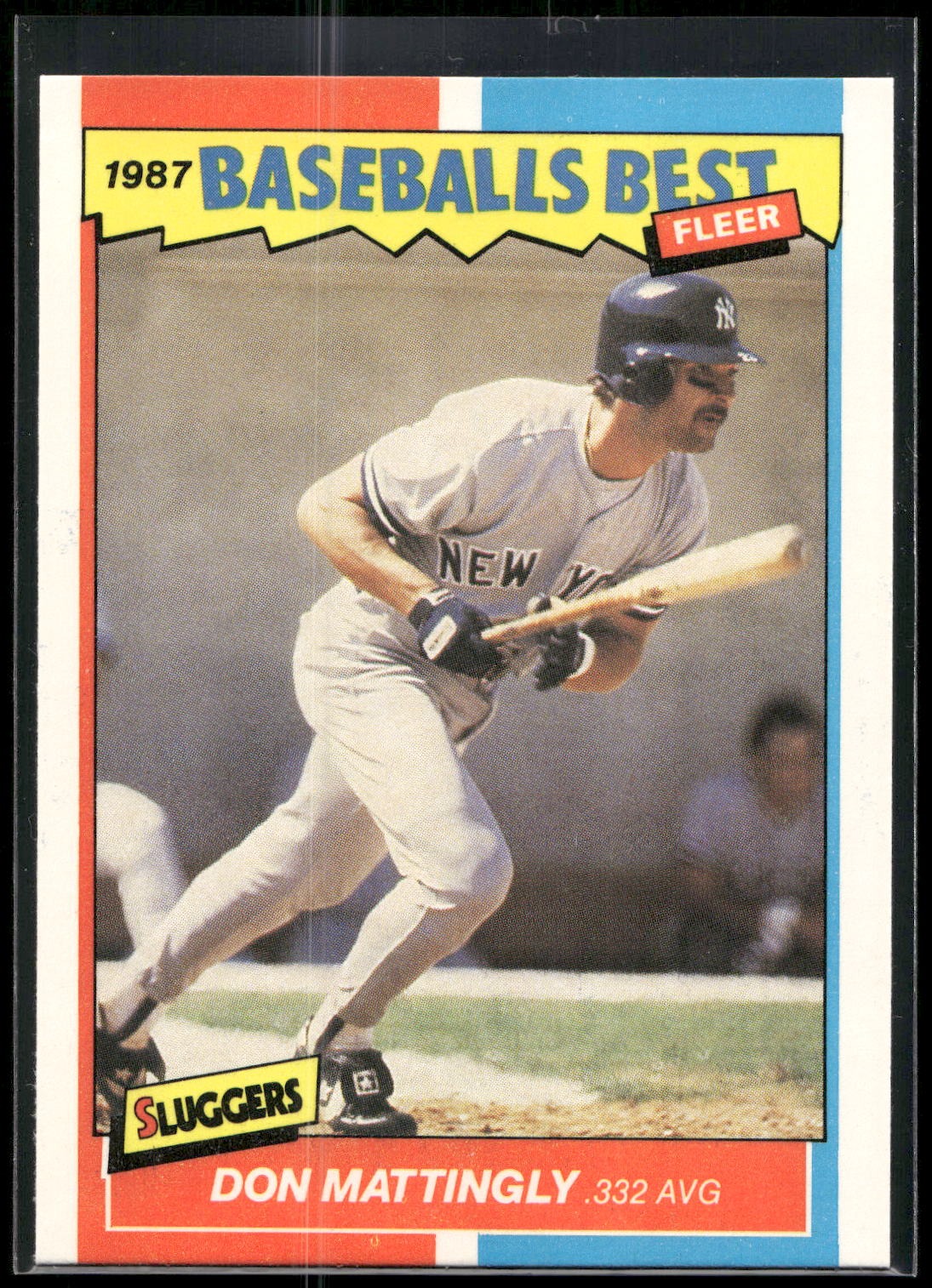 1987 Fleer Baseball's Best Sluggers vs. Pitchers #25 Don Mattingly