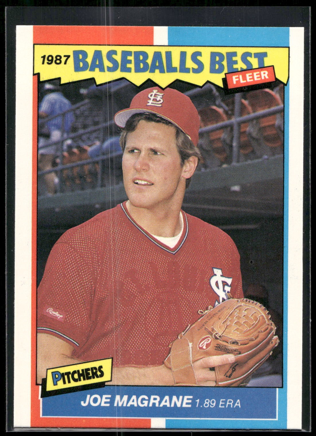 1987 Fleer Baseball's Best Sluggers vs. Pitchers #24 Joe Magrane