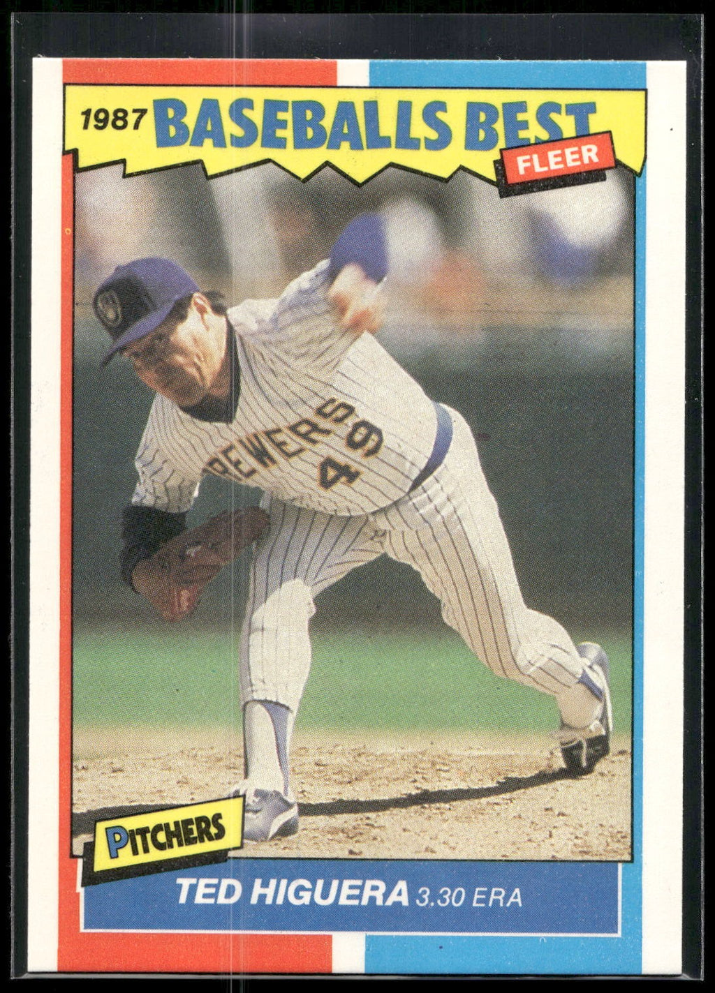 1987 Fleer Baseball's Best Sluggers vs. Pitchers #20 Ted Higuera