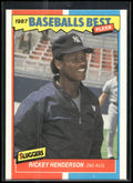 1987 Fleer Baseball's Best Sluggers vs. Pitchers #18 Rickey Henderson