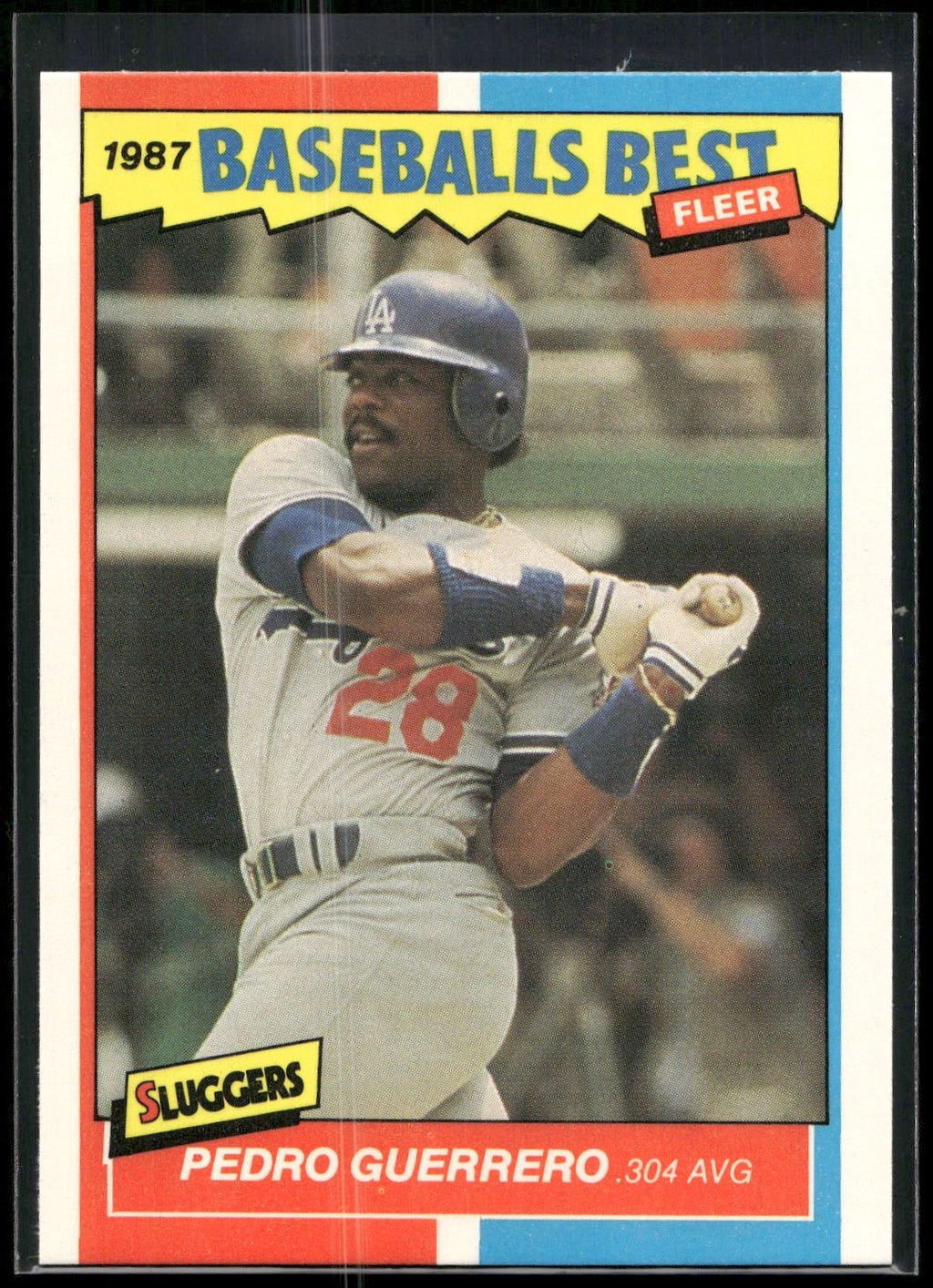 1987 Fleer Baseball's Best Sluggers vs. Pitchers #16 Pedro Guerrero