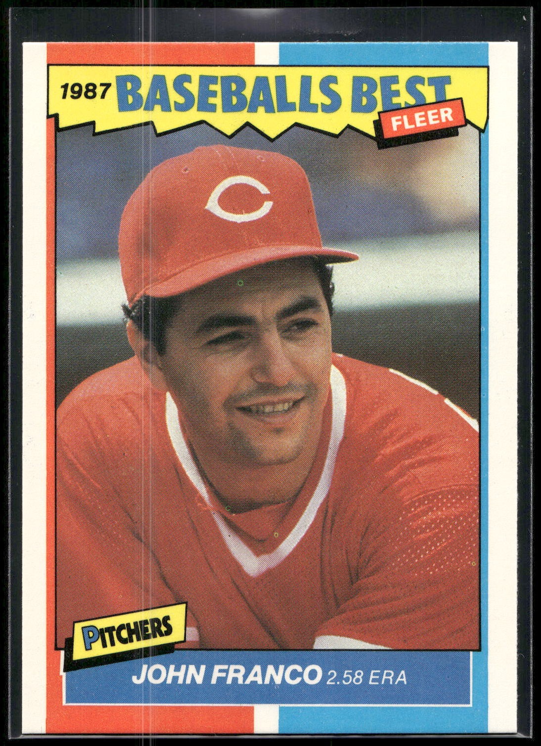 1987 Fleer Baseball's Best Sluggers vs. Pitchers #14 John Franco