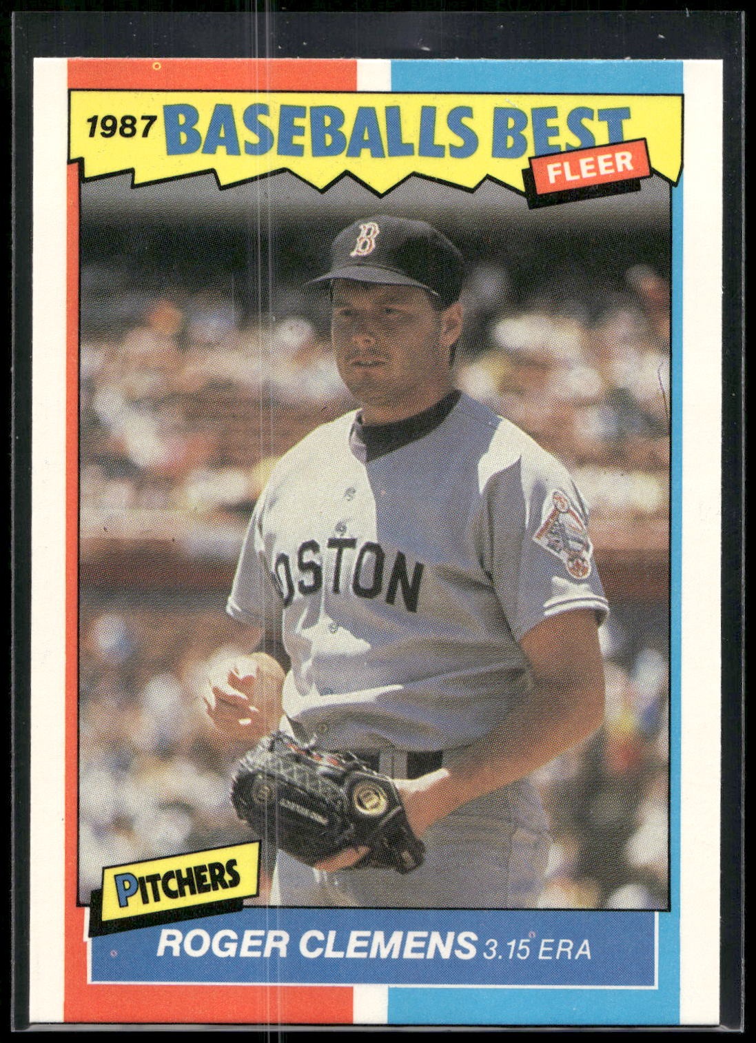 1987 Fleer Baseball's Best Sluggers vs. Pitchers #10 Roger Clemens