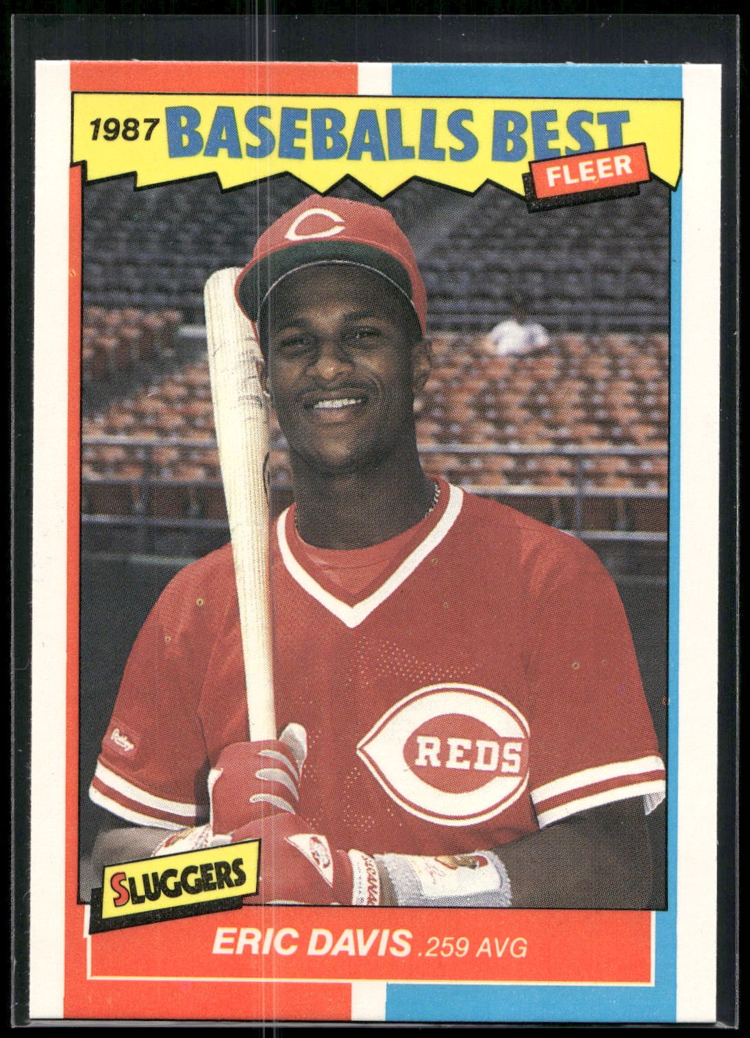 1987 Fleer Baseball's Best Sluggers vs. Pitchers #11 Eric Davis