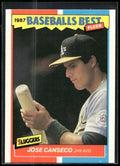 1987 Fleer Baseball's Best Sluggers vs. Pitchers #8 Jose Canseco